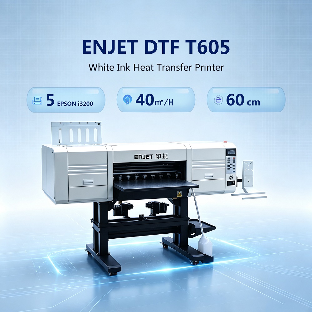 ENJET DTF T604 Customizable Chinese DTF Transfer Printer for MidScale Print Shops
