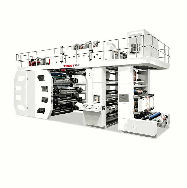 Stack Type Flexo Printing Presses Technical Analysis by Reliable Chinese Supplier Zhejiang Trust Machinery